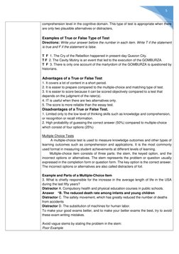 Development of Assessment Tools Guide | PDF | Multiple Choice ...