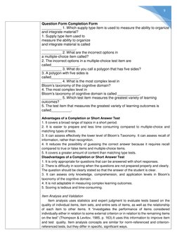 Development of Assessment Tools Guide | PDF | Multiple Choice ...