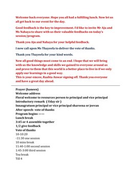 Formal Emcee Script for Event | PDF | Humility
