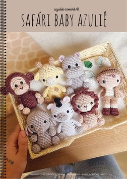 TODOS OS DIREITOS RESERVADOS, VIVIANE LARANGEIRAS - @AZULIECROCHE - 2022 
safári baby azuliê 
azuliê crochê ©
 Produto Licenc