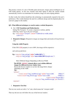 Web Designing Basics and Techniques | PDF | World Wide Web | Internet & Web