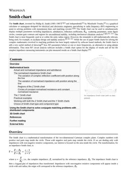Smith Chart | PDF | Electrical Impedance | Electrical Engineering