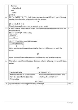 6 | P a g e  
 
    if x in d: 
        d[x]=d[x]+1 
    else: 
        d[x]=1 
print(d) 
A 
['F', 'U', 'N'] ['D', 'A', 'Y']