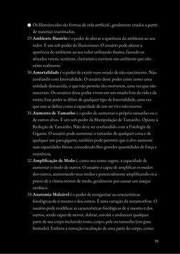 ●Os Homúnculos são formas de vida artificial , geralmente criados a partir
de materiais inanimados.
29.Ambiente Ilusório é o