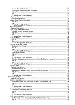VBA/ActiveX Code Reference....................................................................................... 129
Display