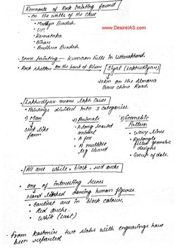 Fine Arts Notes Fine Art Short Notes Class 11 Handwritten by Team Desire IAS | PDF
