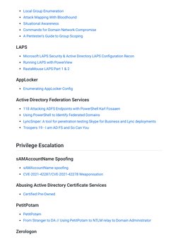 Local Group Enumeration (https://www.harmj0y.net/blog/redteaming/local-group-enumeration/)
Attack Mapping With Bloodhound (ht