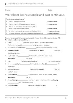 GE 5 Diff WS Unit 6 | PDF | Linguistic Typology | Language Mechanics