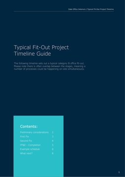 Fit Out Project Work Schedule.pdf Office Fit-Out Project Timeline Guide | PDF | Wall | Flooring
