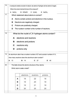 Grade 8 Atomic Structure Revision Guide | PDF | Atoms | Ion