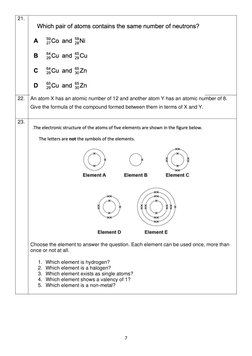 Grade 8 Atomic Structure Revision Guide | PDF | Atoms | Ion