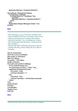 Application.Wait Now + TimeValue("00:00:02")
    
Set myShapes = Worksheets(1).Shapes
    For Each shp In myShapes
