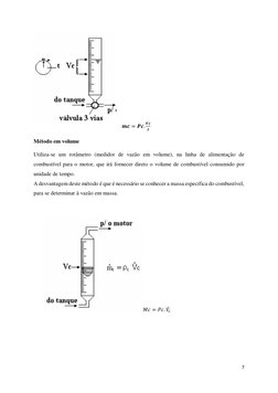 7 
 
   𝒎𝒄= 𝑷𝒄.
𝑽𝒄
𝒕 
Método em volume 
Utiliza-se um rotâmetro (medidor de vazão em volume), na linha de alimentação 