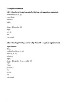 Verilog Code Examples for Digital Design | PDF | Electronic Circuits ...
