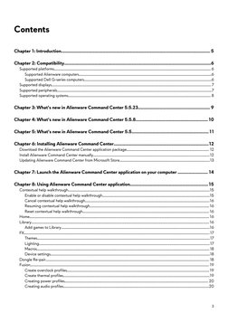 Alienware Command Center 5.x User's Guide | PDF | Installation ...