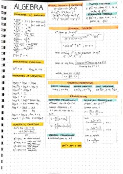 Mste Formula Outline.pdf Mste Formula Notebook | PDF