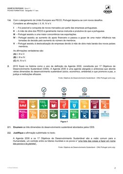 DOSSIÊ DO PROFESSOR   Geo.pt 11
FICHAS FORMATIVAS   Geografia 11.º ano
1.4.
Com o alargamento da União Europeia aos PECO, Por