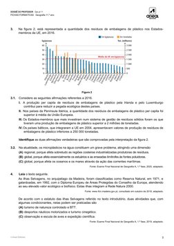 DOSSIÊ DO PROFESSOR   Geo.pt 11
FICHAS FORMATIVAS   Geografia 11.º ano
3.
Na figura 2, está representada a quantidade dos res