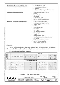 7.62x51 NATO Ammunition Specifications | PDF | Firearms | Ballistics