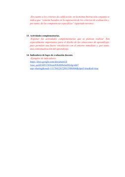 -En cuanto a los criterios de calificación, en la misma Instrucción conjunta se
indica que “estarán basados en la superación