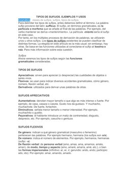 TIPOS DE SUFIJOS. EJEMPLOS Y USOS
Gramática   clases de sufijos, sufijos, tipos de sufijos
Para deli