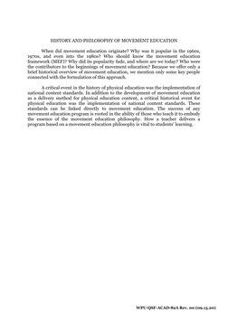 History and Philosophy of Movement Ed. | PDF | Physical Education ...