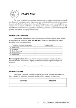 Physical Education and Health 4 Module | PDF | Physical Fitness | Heart ...