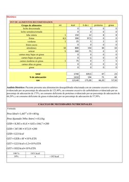Dietético: 
INT DE ALIMENTOS RECOMENDADOS
 
 
 
 
 
Grupo de alimentos
int
kcal
h de c
proteina
grasa
leche descremada
 
0
0