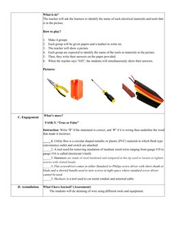 Electrical Installation Overview for Grade 9 | PDF | Electrical Wiring ...