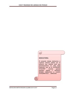 Revólver Smith & Wesson .38: Uso y Manejo | PDF | Revólver | Armas de fuego