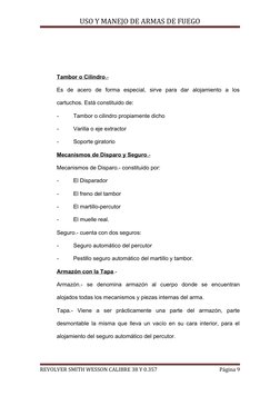 Revólver Smith & Wesson .38: Uso y Manejo | PDF | Revólver | Armas de fuego