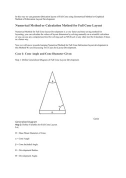 Cone Layout Development Methods Explained | PDF | Geometry | Computer ...