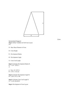 Cone Layout Development Methods Explained | PDF | Geometry | Computer ...