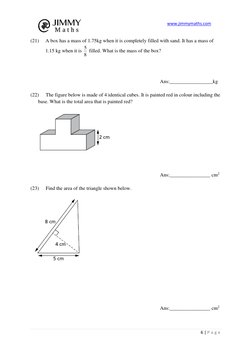 PSLE Mathematics Mock Paper 3 | PDF | Area | Significant Figures