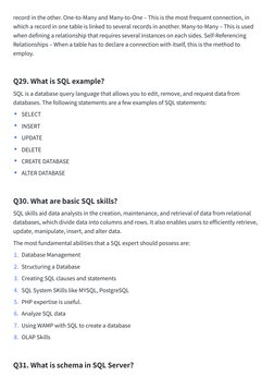 record in the other. One-to-Many and Many-to-One – This is the most frequent connection, in 
which a record in one table is l