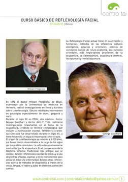 La Reflexología Facial actual tiene en su creación y 
formación, métodos de las diferentes culturas 
aborígenes, egipcias y o