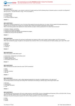 We recommend you to try the PREMIUM 312-50v11 Dumps From Exambible
https://www.exambible.com/312-50v11-exam/ (528 Q&As)
Answe