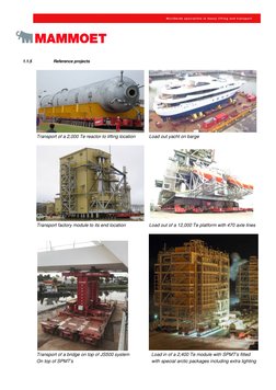 SPMT Description Incl Drawings | PDF | Trailer (Vehicle) | Crane (Machine)