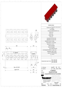 Spmt Layout SPMT Description Incl Drawings | PDF | Trailer (Vehicle) | Crane (Machine)
