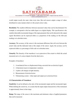 would output exactly the same value every time. But real sensors output a range of values
distributed in some manner rel