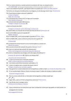 4
73) En un motor sincrónico, cuando aumenta la excitación del rotor, se comporta como:
Un condensador (esto hace que