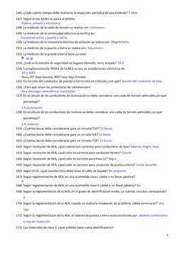 7
146) ¿Cada cuánto tiempo debe realizarse la inspección periódica de una vivienda? 5 años
147) Según la Ley 10281 se