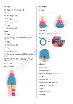 36) 42pb 
37) 26pb, dim, 11pb, dim, pb (40) 
38) 40pb 
39) (8pb, dim) x4 (36) 
40-41) 36pb 
42) (7pb, dim) x4 (32) 
43) 3