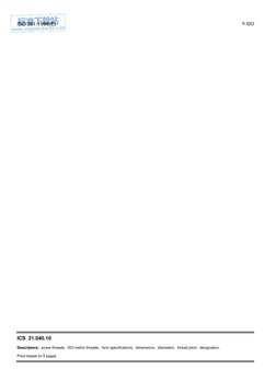 Iso 261-1998 | PDF | International Organization For Standardization | Screw