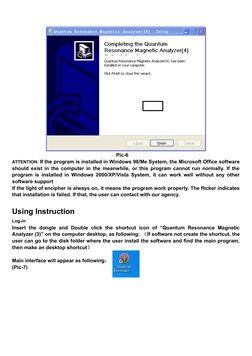 Quantum Resonance Analyzer User Guide | PDF | Installation (Computer ...