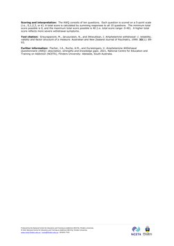 AWQ Tool | PDF | Cognitive Science | Diseases And Disorders