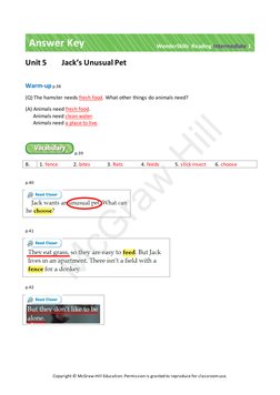 Studentbook AnswerKey - Intermediate 1 | PDF