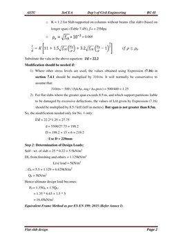 Flat Slab Design Using Equivalent Frame Method | PDF | Column | Beam ...