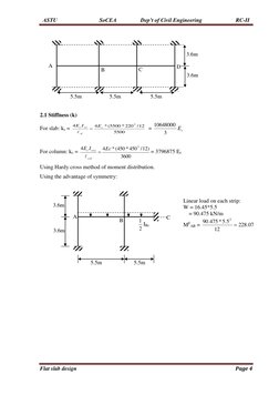 Flat Slab Design Using Equivalent Frame Method | PDF | Column | Beam ...