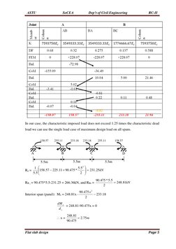 Flat Slab Design Using Equivalent Frame Method | PDF | Column | Beam ...